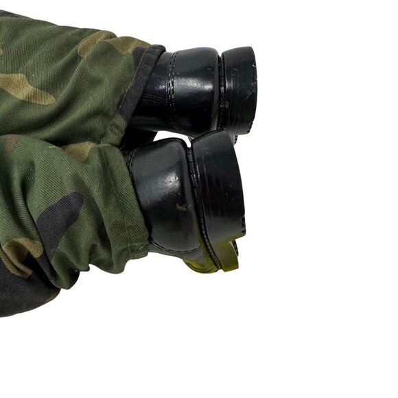 Vintage 1986 U.S. Army Camouflage Teddy Bear 20in With Dog Tags and  Boots READ - Picture 10 of 11